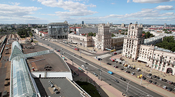 Privokzalnaya Square in Minsk