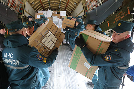 Humanitarian aid from China arrives in Belarus