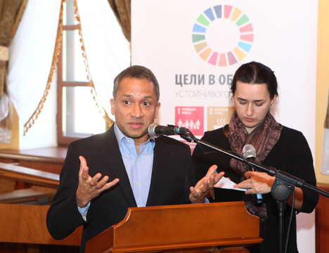 UN Resident Coordinator/UNDP Resident Representative in Belarus Sanaka Samarasinha