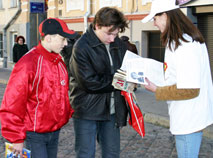 A parliamentary election campaign in Grodno, 2008