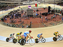 Финальные заезды открытого чемпионата Беларуси по велоспорту на велодроме 