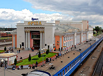 奥沙火车站是白俄罗斯最大的火车站之一