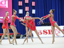 Финальные соревнования этапа Кубка мира по художественной гимнастике BSB Bank в Минске