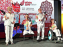 Flame of Peace torch relay presentation