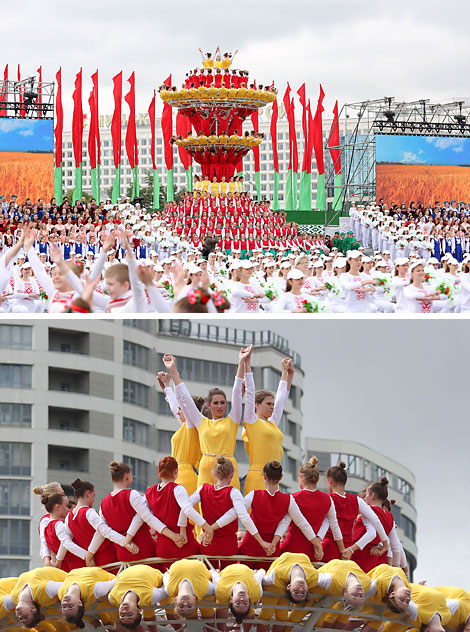 Youth parade on Independence Day