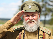 Reenactment of WWI battle near Minsk