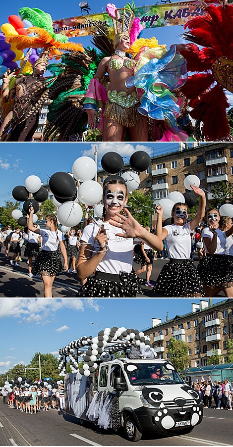 Carnival procession in Brest during City Day