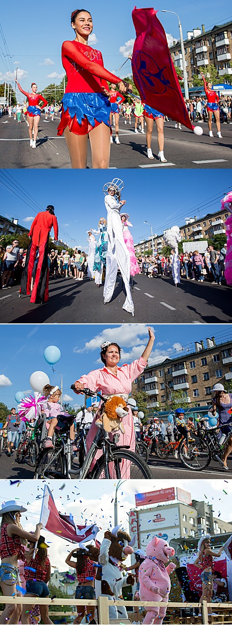 Carnival procession in Brest during City Day