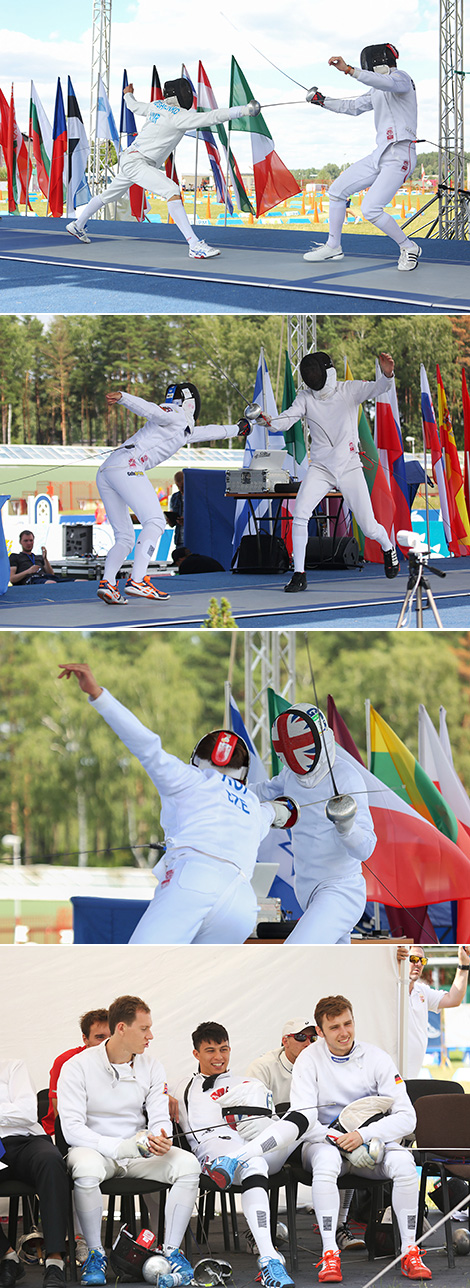 2017 UIPM European Modern Pentathlon Championships final in Minsk: fencing 