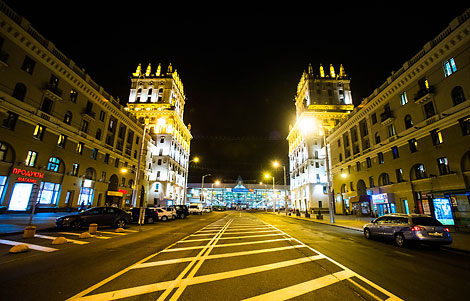 Minsk at night