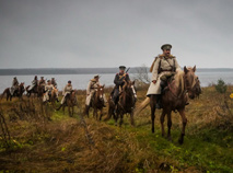 World War I reenactment in Zabrodye village-museum