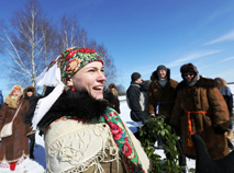 Spring festival in Strochitsy