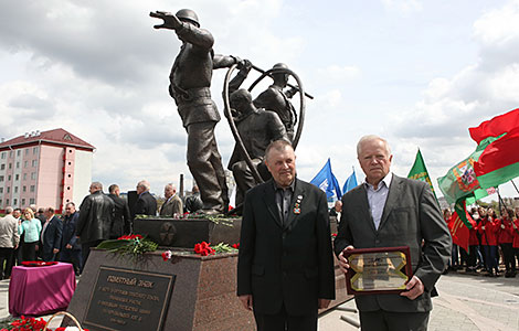 Chernobyl liquidators Nikolai Linnik and Ignat Neverovsky