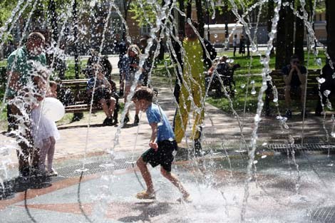 Labor Day celebrations in Gomel