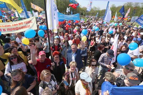 Labor Day celebrations in Minsk