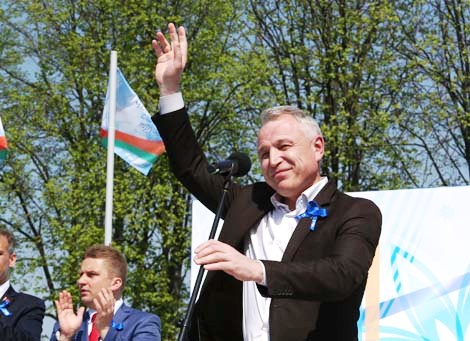 Chairman of the Federation of Trade Unions of Belarus (FTUB) Mikhail Orda