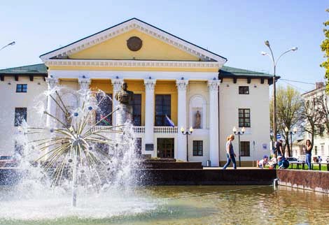 Fountains open in Mogilev