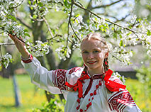 Spring festival in Strochitsy