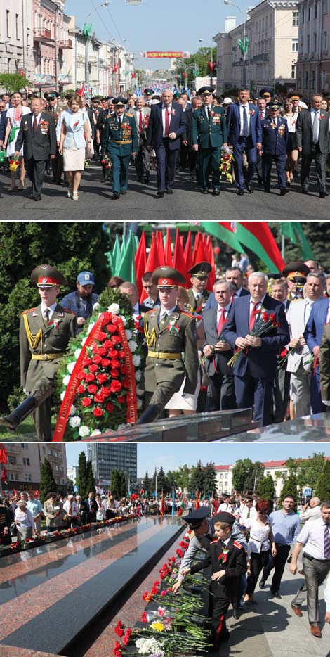 The Parade of Victors in Gomel