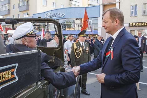 Victory Day celebrations in Mogilev