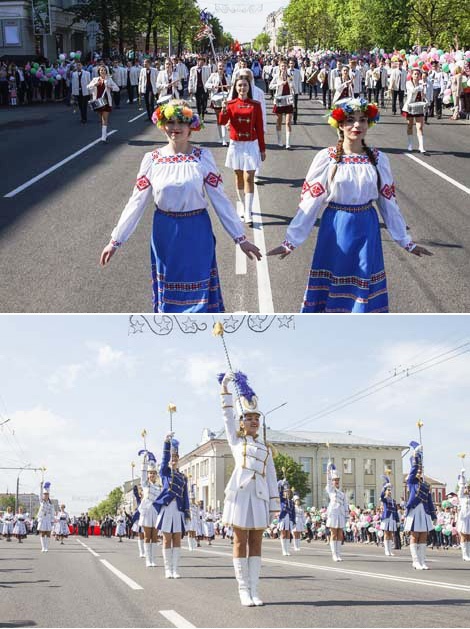 Victory Day celebrations in Mogilev