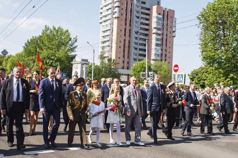 Victory Day celebrations in Mogilev