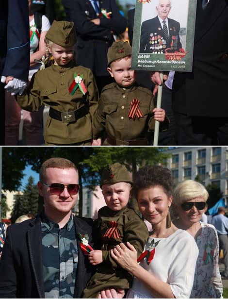 The Victory Day celebrations in Grodno