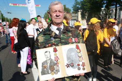 The Victory Day celebrations in Grodno