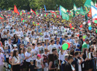 The Victory Day celebrations in Grodno