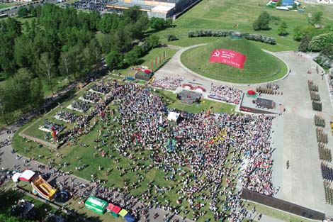 The Victory Day celebrations in Grodno