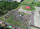 The Victory Day celebrations in Grodno