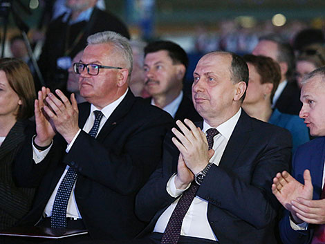 Education Minister Igor Karpenko and Industry Minister Vitaly Vovk