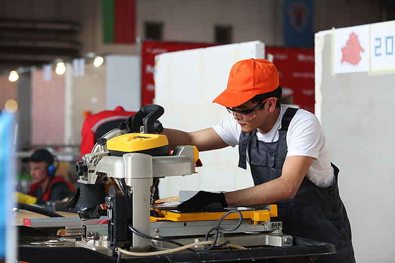 WorldSkills Belarus 2018: wall and floor tiling