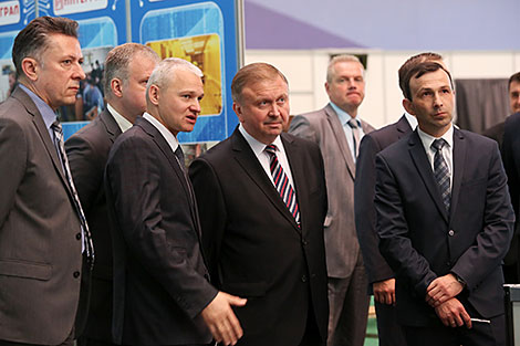 Prime Minister of Belarus Andrei Kobyakov visits WorldSkills Belarus 2018