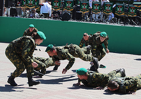 День пограничника в Минске 