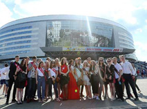 Last Bell nationwide festival for school leavers at Minsk Arena