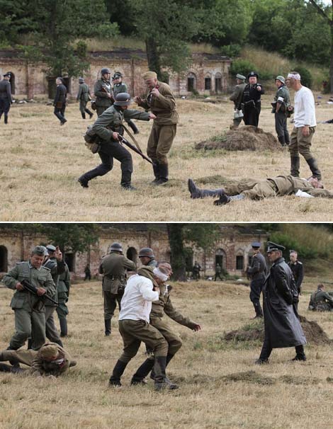 Military and historical reenactment “22 June. Brest Fortress”