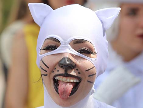 Youth Art Parade at Slavianski Bazaar in Vitebsk 