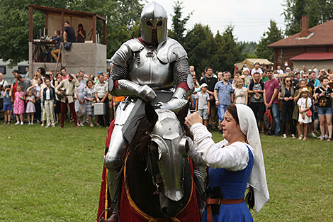 Knights’ tournament at Our Grunwald 2018 festival