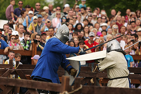 Knights’ tournament at Our Grunwald 2018 festival