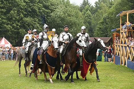 Knights’ tournament at Our Grunwald 2018 festival