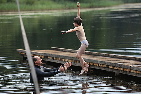 The first day of shooting Vladimir Yankovsky’s film about Yanka Kupala