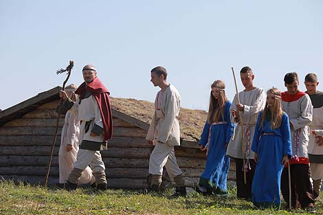 Radimichi folk festival in Chausy District