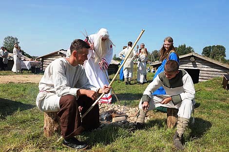 Radimichi folk festival in Chausy District