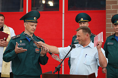 New fire station opens in Ostrovets