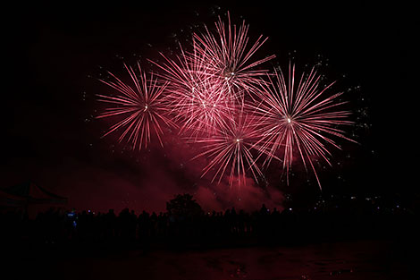 Navalnitsa festival of fireworks in Logoisk