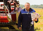 Yuri Sidoruk, a senior harvester operator in OAO Pokrovsky