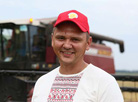 Sergei Taras, a harvester operator in the agricultural company Progress Vertilishki