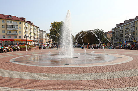 The opening ceremony of the Francysk Skaryna Square in Polotsk