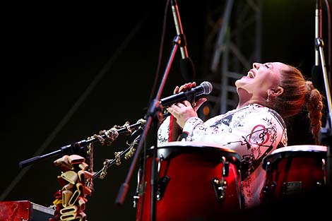 Nino Katamadze at Tbilisoba festival in Minsk